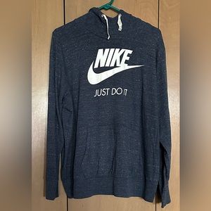 Nike grey hooded sweatshirt size 2X